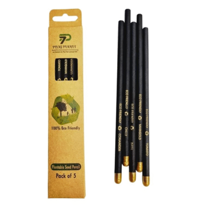 Piyas Planet Premium Ecofriendly Plantable Seed Pencil (Pack of 5)