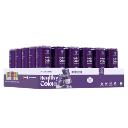 Healthy Cola – 30 Cans x 250ml (Mix Berries Flavor)